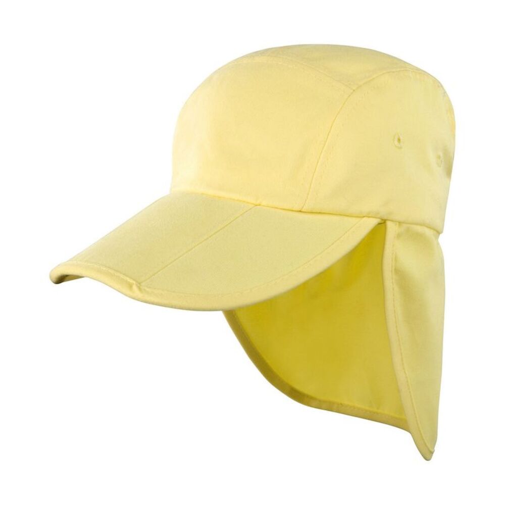 Result Headwear Childrens/Kids Fold Up Legionnaire Hat / Yellow